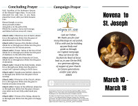 St Joseph Novena (insert)